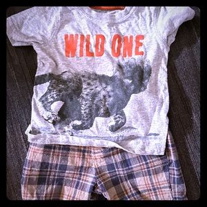 Carter’s Wild One Short and Tshirt Set